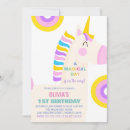 Search for cartoon birthday invitations Unicorn