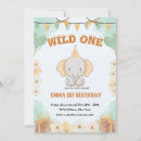 Search for elephant 1st birthday invitations Kids