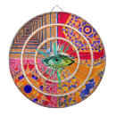 Search for pink and blue dartboards Pattern