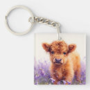 Search for scottish highland cow key rings Calf