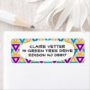 Search for light purple return address labels Gold
