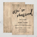 Search for rustic wedding reception invitations Typography