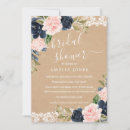 Search for rustic floral bridal shower invitations Vintage
