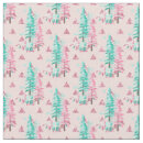 Search for christmas tree fabric Watercolor