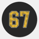 Search for number 67 stickers Player