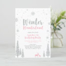 Search for winter wonderland party invitations Snowflakes