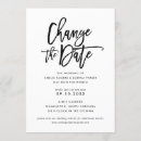 Search for change the date wedding invitations Change of plans