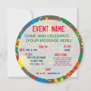 Search for color splash invitations Multicolor