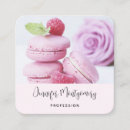Search for macaron business cards Macaroon