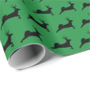 Search for reindeer silhouette wrapping paper Festive