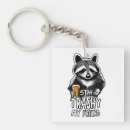 Search for racoon square key rings Fun
