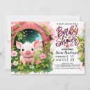 Search for piglet invitations Watercolor