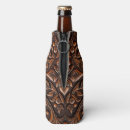Search for faux leather can coolers Brown