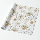 Search for vintage holiday wrapping paper Botanical
