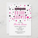 Search for polka dot bridal shower invitations Modern