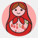 Search for paper doll stickers Matryoshka
