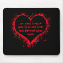 Search for girlfriend mousepads Red