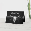 Search for skulls thank you cards Black and white