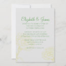 Search for yellow and green wedding invitations Modern