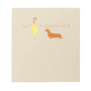 Search for dachshund notepads Illustration