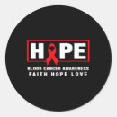 Search for blood red stickers Cancer
