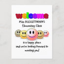 Search for welcome to kindergarten postcards Teacher