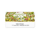 Search for leprechauns return address labels Shamrocks