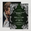 Search for lace engagement party invitations Vintage