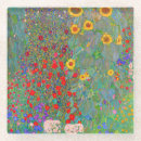Search for sunflower coasters Gustav klimt