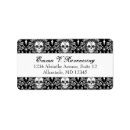 Search for day of dead return address labels Calavera