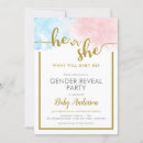 Search for gender reveal invitations Modern