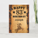 Search for cowboy birthday cards Western