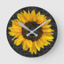 Search for sunflower yellow clocks Rustic