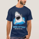 Search for diving with great white sharks tshirts Swimming