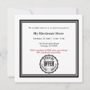 Search for offering invitations Discount