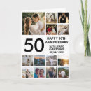 Search for 50th anniversary cards Black and white