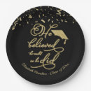 Search for graduation plates and napkins Grad party