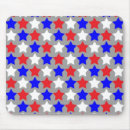 Search for white blue star mousepads Usa