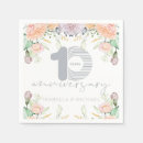 Search for 10th anniversary napkins Floral