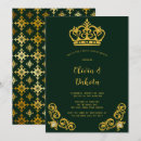 Search for royal crown invitations Gold