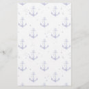 Search for anchor stationery paper Nautical