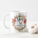 Search for to god be the glory mugs Bible verse