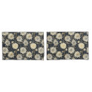 Search for dark floral pillowcases Elegant