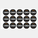 Search for sixtieth birthday stickers Vintage