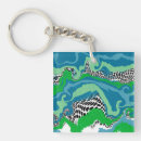 Search for black white blue key rings Green