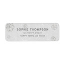 Search for its a girl return address labels Winter wonderland