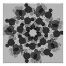 Search for black floral pattern art Symmetrical