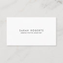 Search for assistant business cards Minimalist