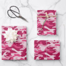 Search for pink camouflage wrapping paper Chic