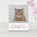 Search for funny breast cancer cards Cat